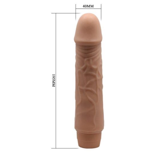 Baile – Jeff Soft Skin, 19,5 cm dildo wibrujące - obrazek 8