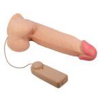 Dildo – Sliding Skin 8.5", pochwa, wibrujący, z przyssawką, Baile - obrazek 6