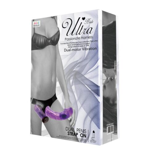 Baile Ultra Passionate Harness – pas uprzęży z podwójną wibracją - obrazek 8