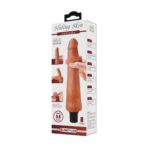 Baile – Alfredo 8.8" Sliding Skin – wibrator z przyssawką i miękką powłoką - obrazek 12
