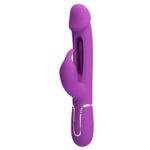Pretty love - kampas fioletowy, 7 funkcji wibracji, 4 ustawienia lizania - obrazek 3