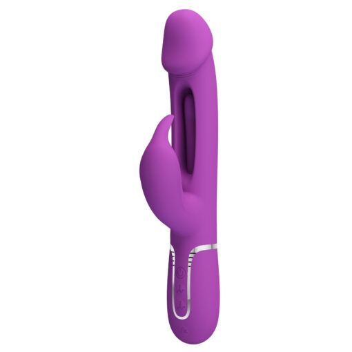 Pretty love - kampas fioletowy, 7 funkcji wibracji, 4 ustawienia lizania - obrazek 3