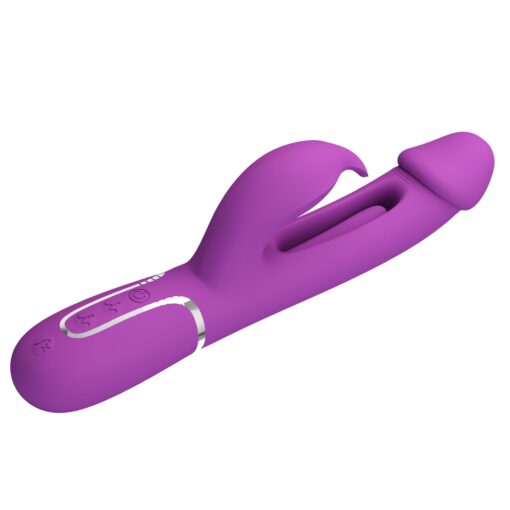 Pretty love - kampas fioletowy, 7 funkcji wibracji, 4 ustawienia lizania - obrazek 6