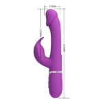 Pretty love - kampas fioletowy, 7 funkcji wibracji, 4 ustawienia lizania - obrazek 9