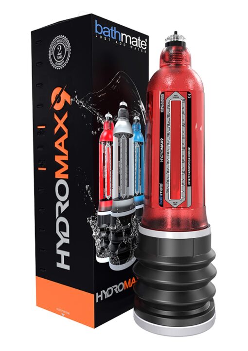 Hydromax 9 – pompka do penisa czerwona - obrazek 2