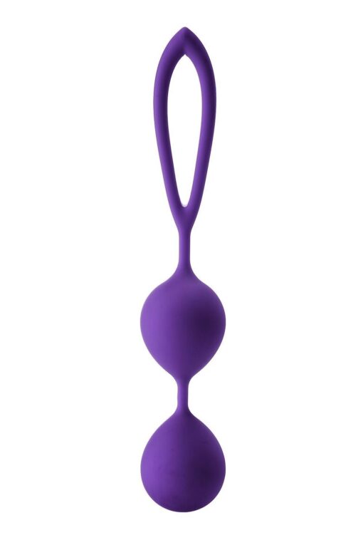 Kulki waginalne Flirts Kegel Balls – fioletowe - obrazek 2