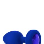 Wibrujący korek z kryształkiem B-Vibe L/XL – granatowy