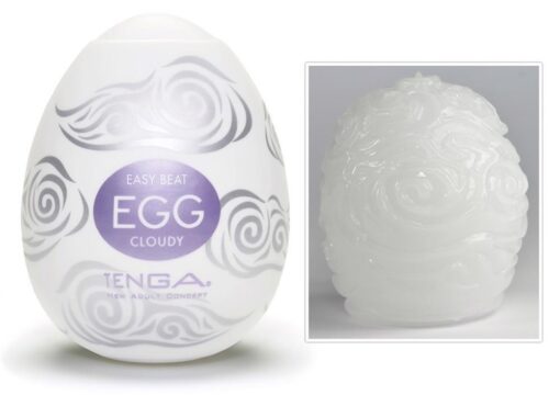 Masturbator Egg Cloudy – pojedynczy - obrazek 6