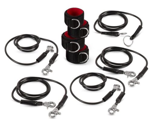 Zestaw bondage – 9 elementów - obrazek 2