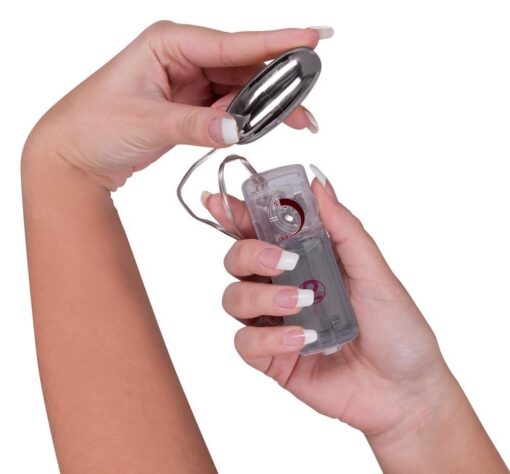 Wibrujące jajko Vibro Bullet Silver Star - obrazek 3