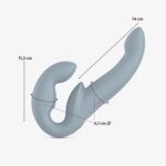 Dildo z wibracją Share Vibe Pro – szary - obrazek 4
