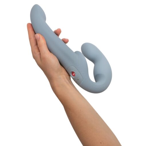 Dildo z wibracją Share Vibe Pro – szary - obrazek 5