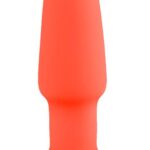 Wibrujący korek analny B-Vibe Rimming 2 – pomarańczowy