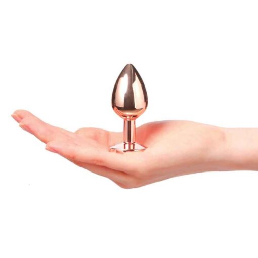 Korek analny – Diamond Aluminium Plug, mały - obrazek 2