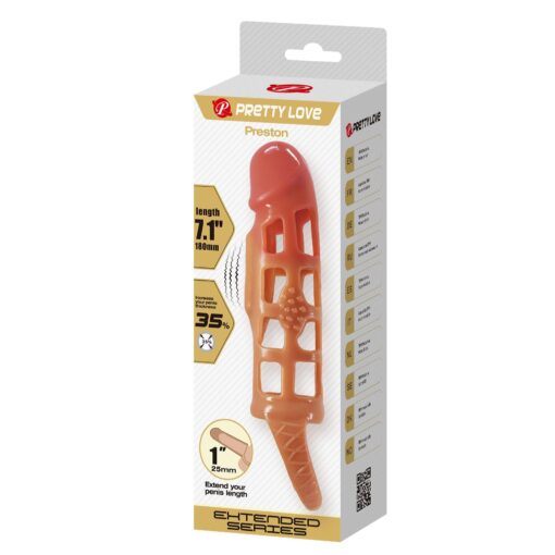 Wibrator Pretty Love Preston – 18 cm, TPR - obrazek 2