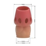 Pretty Love – Oscar, TPR, waterproof – wodoodporny wibrator wykonany z TPR - obrazek 8