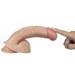 8.5"" real extreme dildo flesh - obrazek 3