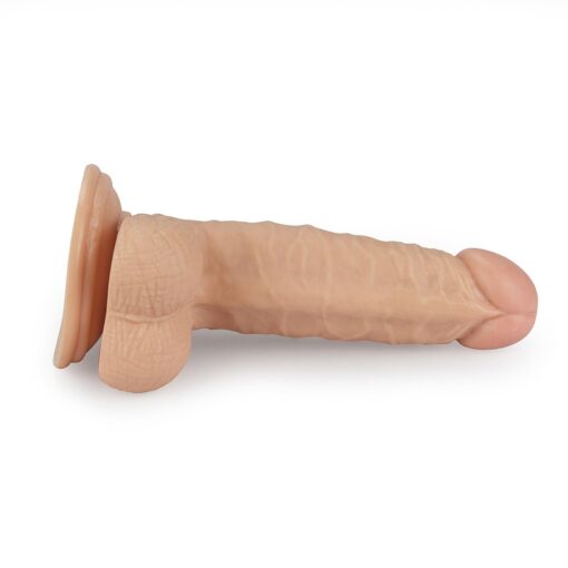7"" real extreme dildo flesh - obrazek 2