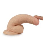 7"" real extreme dildo flesh - obrazek 3