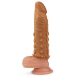 Add 2"" pleasure x tender penis sleeve brown - obrazek 5