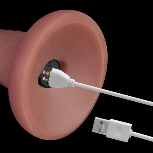 6' vibrating dual density power cock - obrazek 7
