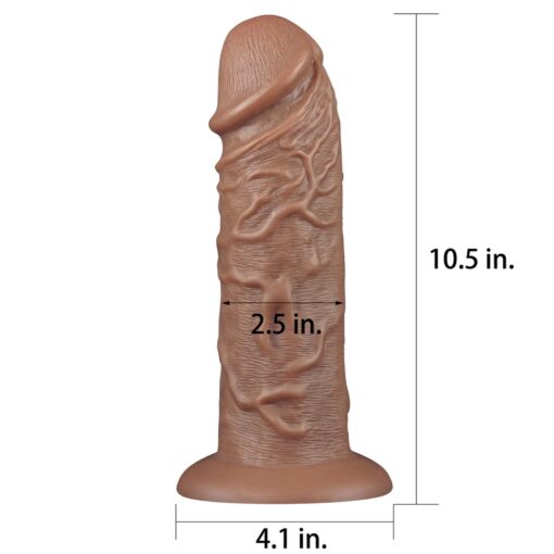 10.5' realistic chubby dildo - obrazek 2