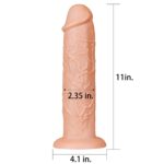 11' realistic long dildo - obrazek 2