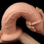 11' realistic long vibrating dildo - obrazek 7
