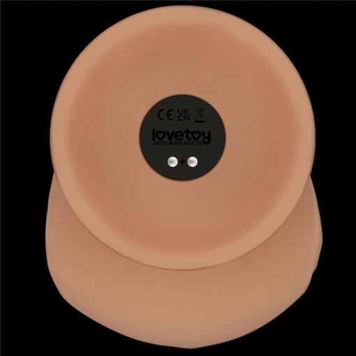 8' vibrating power basics cock - obrazek 8