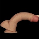 8' vibrating power basics cock - obrazek 4