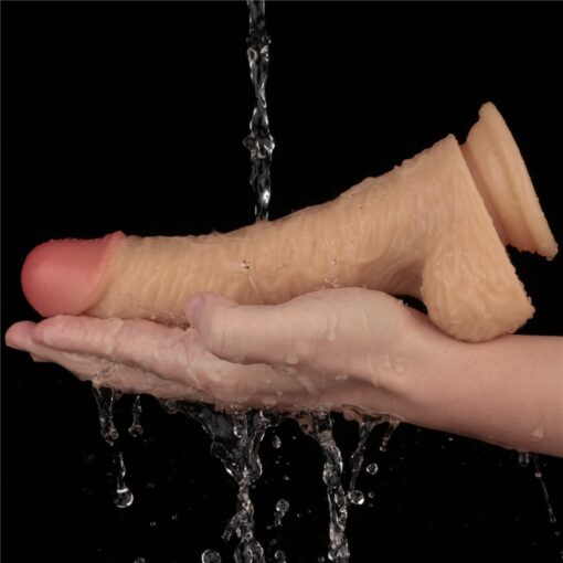 8.5' vibrating power basics cock - obrazek 3