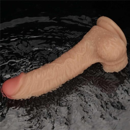 8.5' vibrating power basics cock - obrazek 2