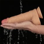 9' vibrating power basics cock - obrazek 3