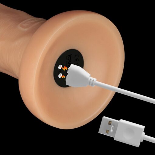 10' vibrating power basics cock - obrazek 5