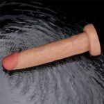 10' vibrating power basics cock - obrazek 2