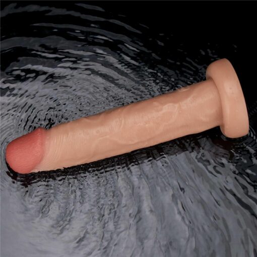 10' vibrating power basics cock - obrazek 2