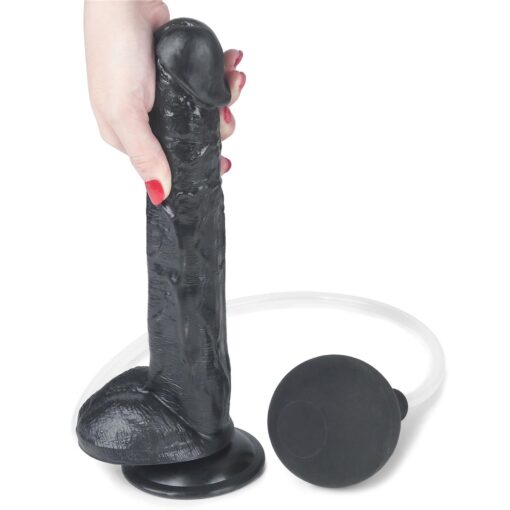 11' squirt extreme dildo - black - obrazek 4