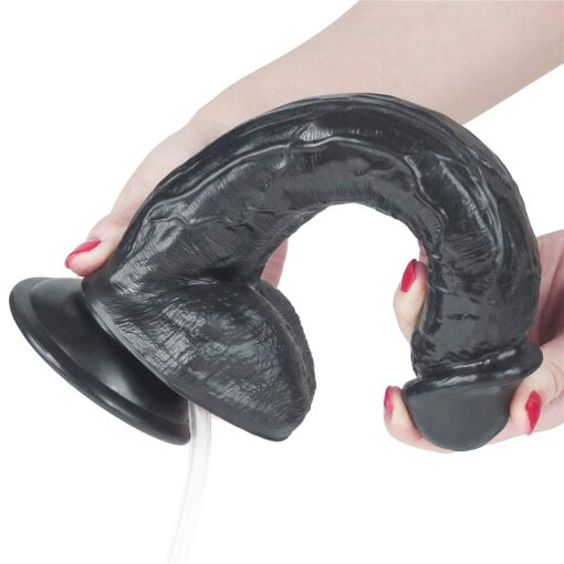 11' squirt extreme dildo - black - obrazek 6