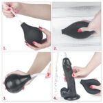 11' squirt extreme dildo - black - obrazek 10