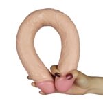 17"" king size realistic slim ultra double dildo - obrazek 2