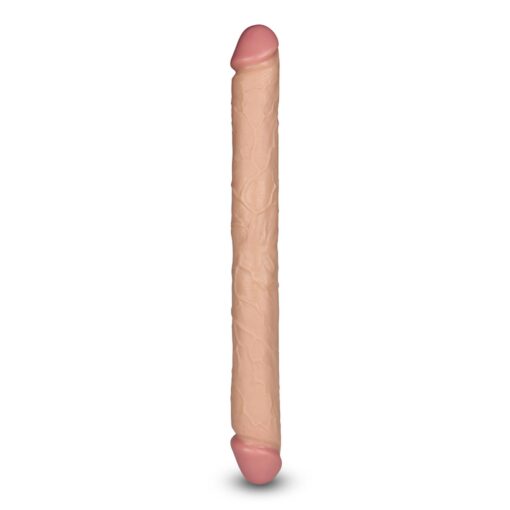 17"" king size realistic slim ultra double dildo - obrazek 7