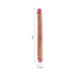 17"" king size realistic slim ultra double dildo - obrazek 8