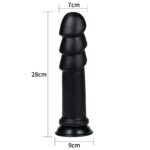 11.25"" king sized anal ripples - obrazek 9