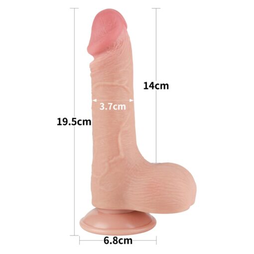 7.5' sliding skin dual layer dong flesh - obrazek 2
