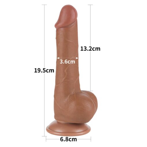 7.5' sliding skin dual layer dong brown - obrazek 2
