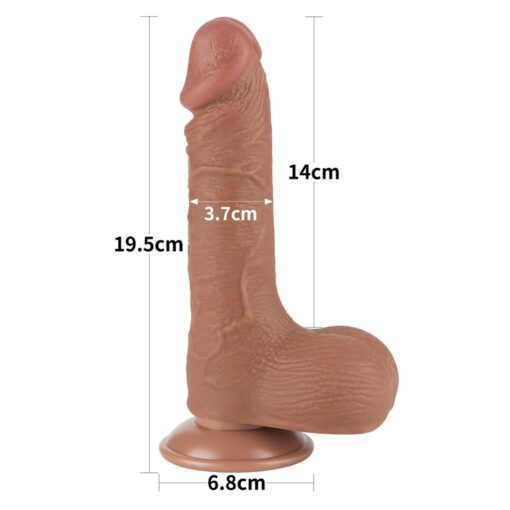 7.5' sliding skin dual layer dong brown - obrazek 2