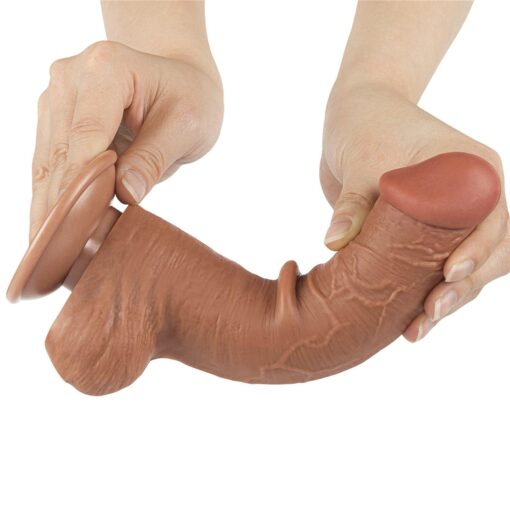 8' sliding skin dual layer dong brown - obrazek 5