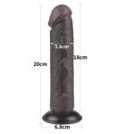 8' sliding skin dual layer dong black - obrazek 2