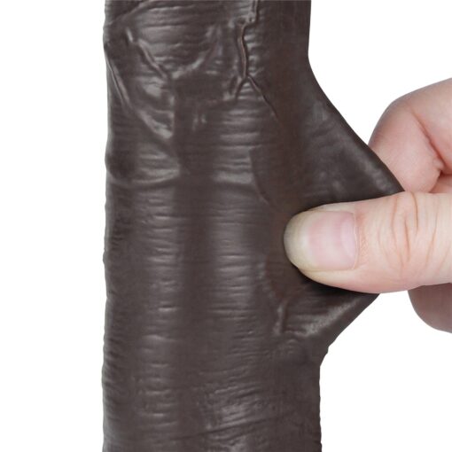 8' sliding skin dual layer dong black - obrazek 9
