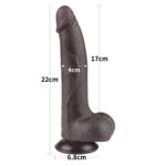 8.5' sliding skin dual layer dong black - obrazek 2